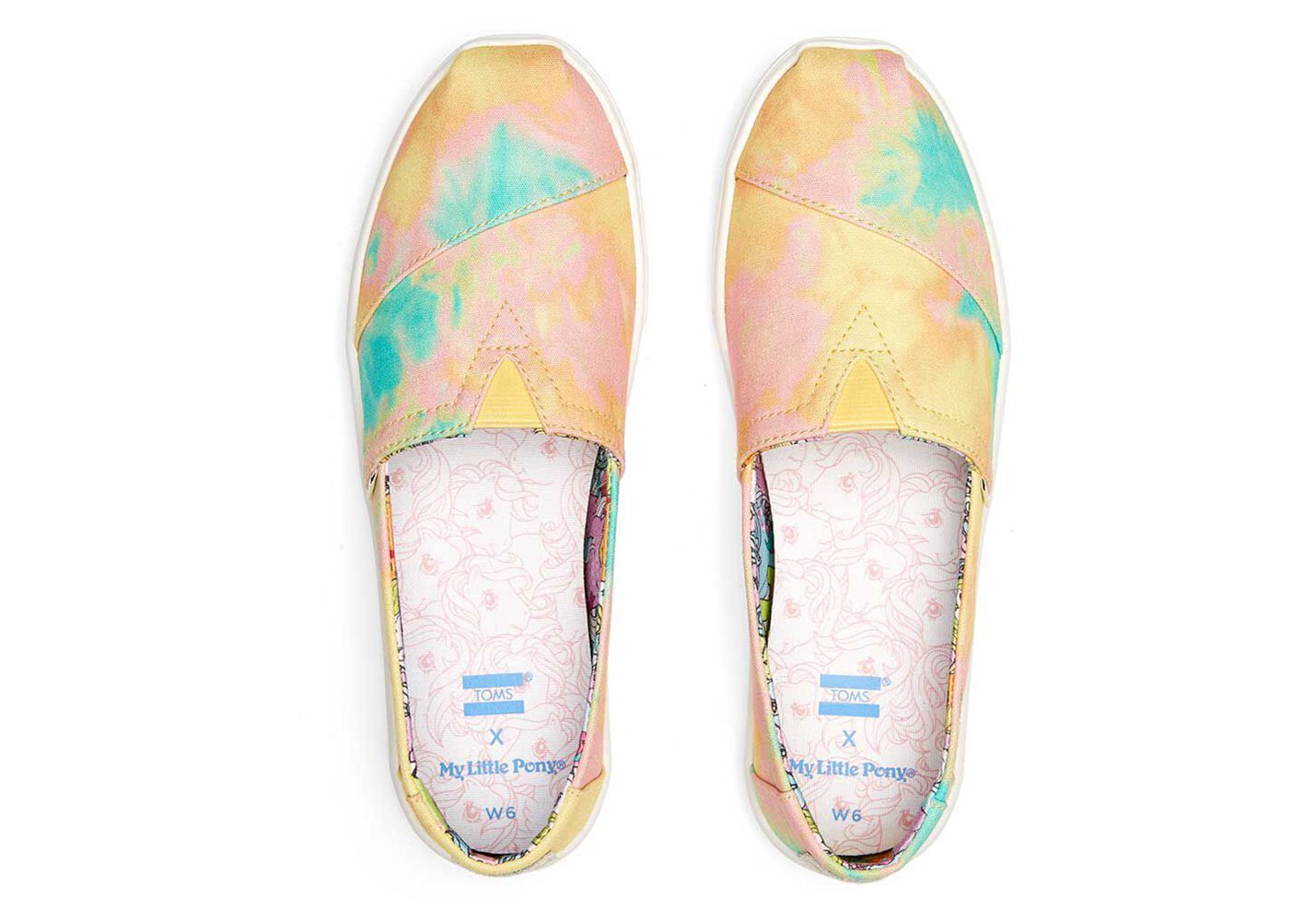 Toms Espadryle Damskie Kolorowe - Alpargata Cupsole My Little Pony - 45WAOXJDL